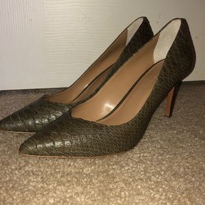 Alligator Skin Heels